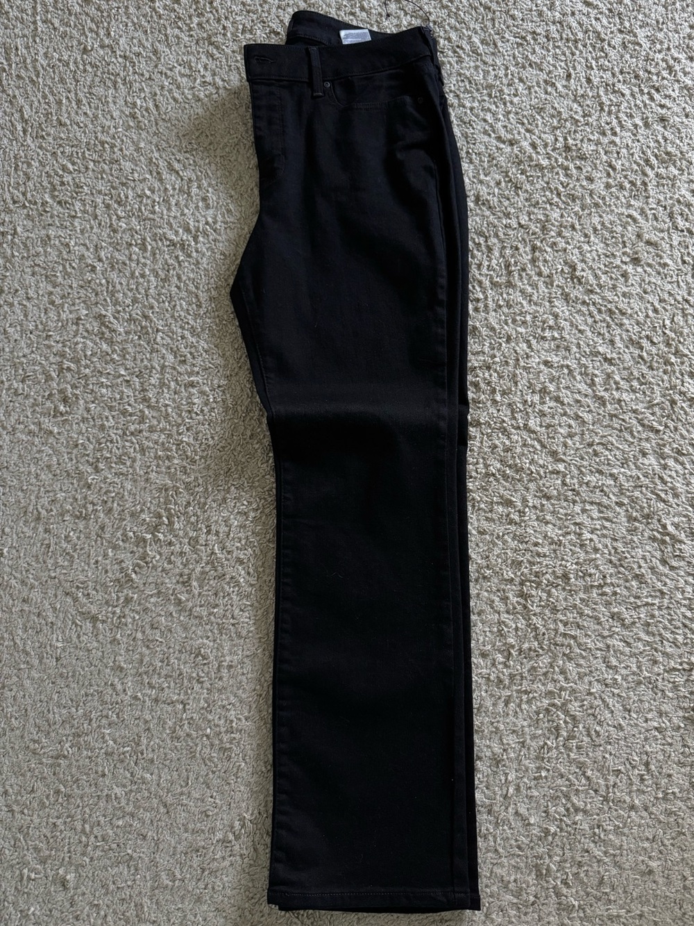 New NYDJ Marilyn Straight Black Jeans